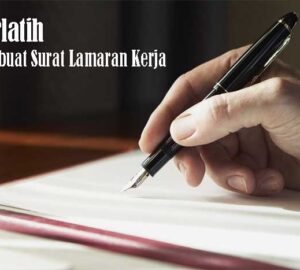Berlatih Membuat Surat Lamaran Kerja