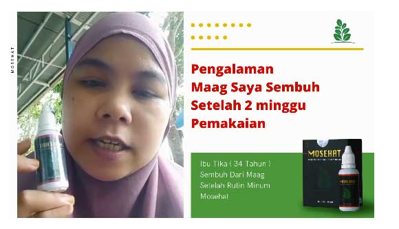 Testimoni mosehat Ibu Tika