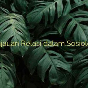 Tinjauan Relasi dalam Sosiologi