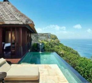 hotel bulgari resort bali dengan pemandangan laut